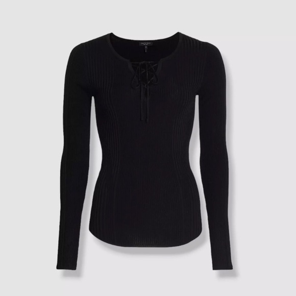 Carrie Jersey Lace-Up Vee - Picture 2 of 6